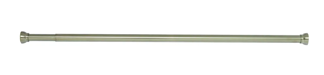 Brico Spirella Douchestang Kreta 125-220Cm Zilver Geborsteld Discount
