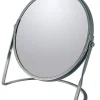 Brico Spirella Make-Up Spiegel Akira Staand Mat Grijs New