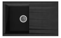 Brico Spoelbak Cube 1 Bak 80X50X21Cm Composiet Zwart Best