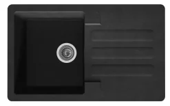 Brico Spoelbak Vogua 1 Bak 81X50X21Cm Composiet Zwart New