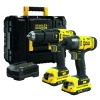 Brico Stanley Fatmax Accuboormachine Met Klopfunctie + Accu Slagschroevendraaier Sfmck465D2T 18V (2 Accu'S) Outlet
