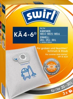 Brico Swirl Stofzuigerzak Voor Alleszuiger Ka4-6 3 Stuks Clearance