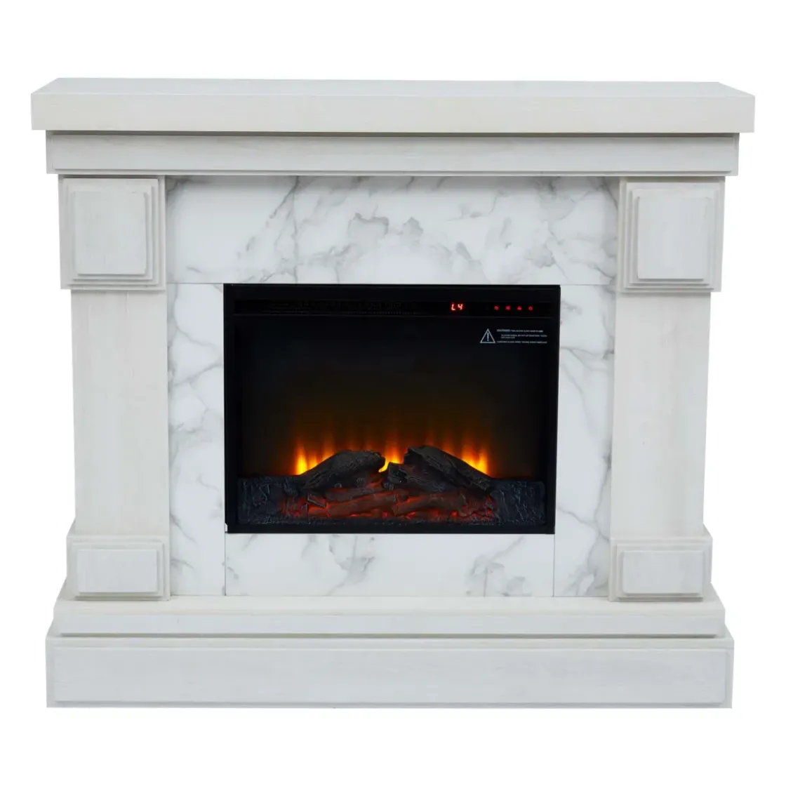 Sfeerhaarden<Brico Teamson Home Hestia 48" Elektrische Vrijstaande Open Haard