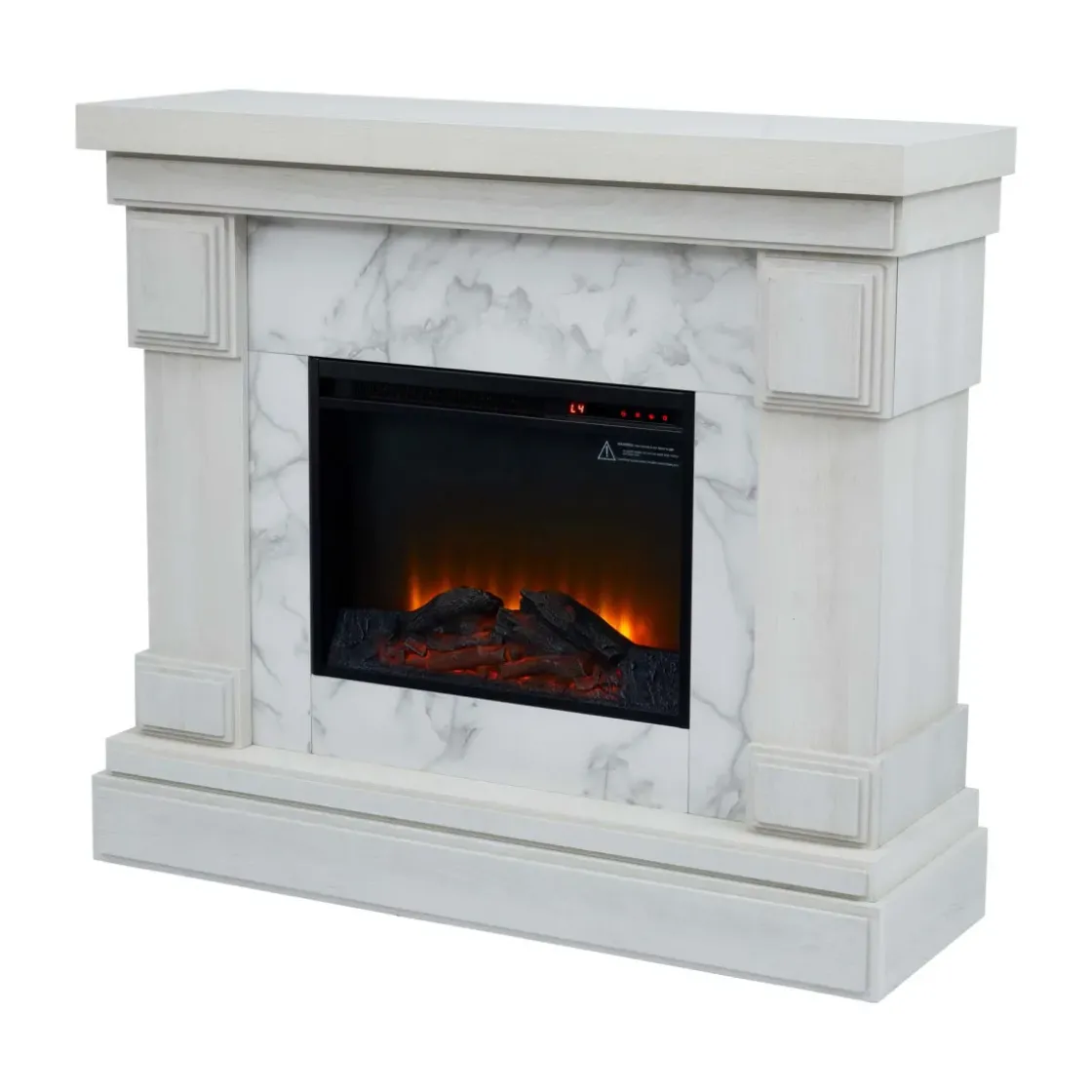 Sfeerhaarden<Brico Teamson Home Hestia 48" Elektrische Vrijstaande Open Haard