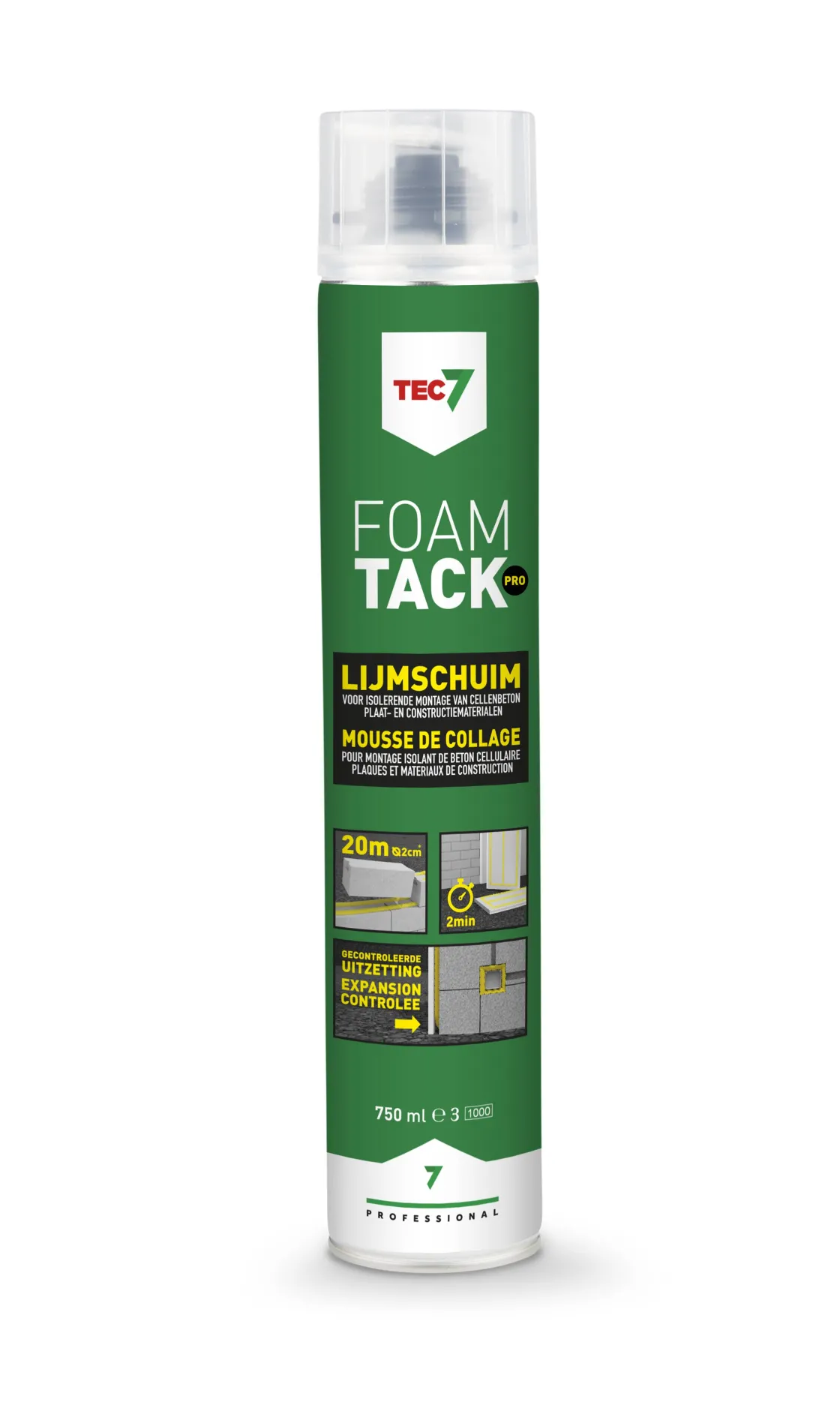 Brico Tec7 Pu-Schuimspray Foamtack Pro 750Ml Sale