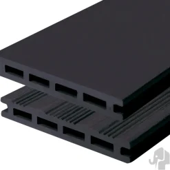 Terrasplank In Wpc Composiet Antraciet-Brico New