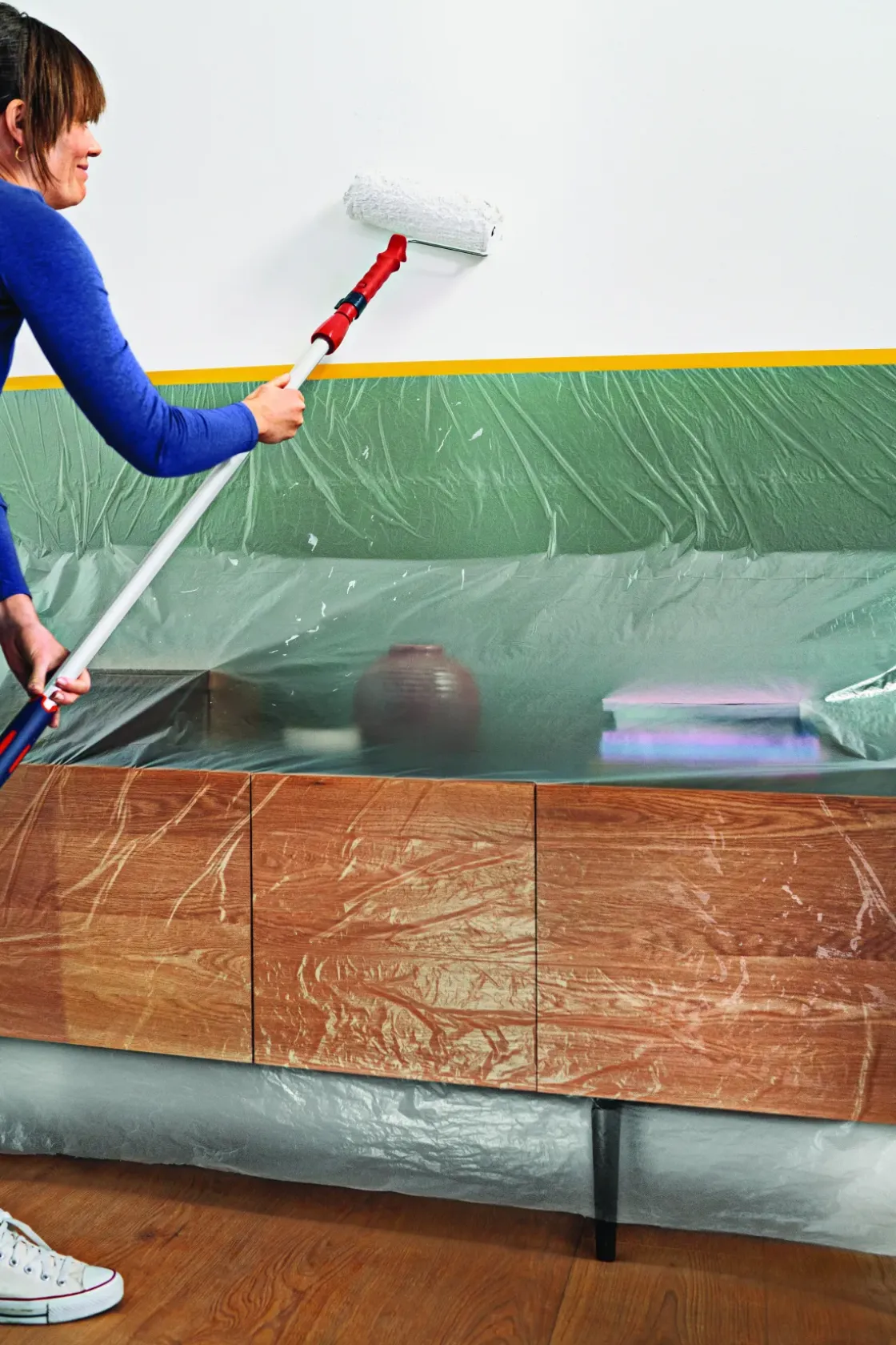 Tesa Afplaktape Easy Cover Perfect + Dispenser & Refill 17Mx2,60M-Brico Hot