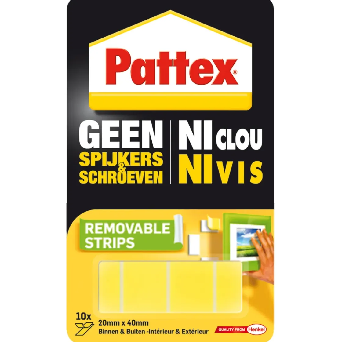 Tesa Dubbelzijdige Tape Universal Geel 25Mx50Mm-Brico New