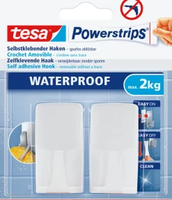 Tesa Powerstrips Zelfklevende Haak Ovaal Metaal 2Kg-Brico Discount