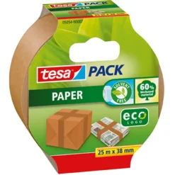 Tesa Verpakkingstape 'Pack Eco Papier' 25 M X 38 Mm-Brico New