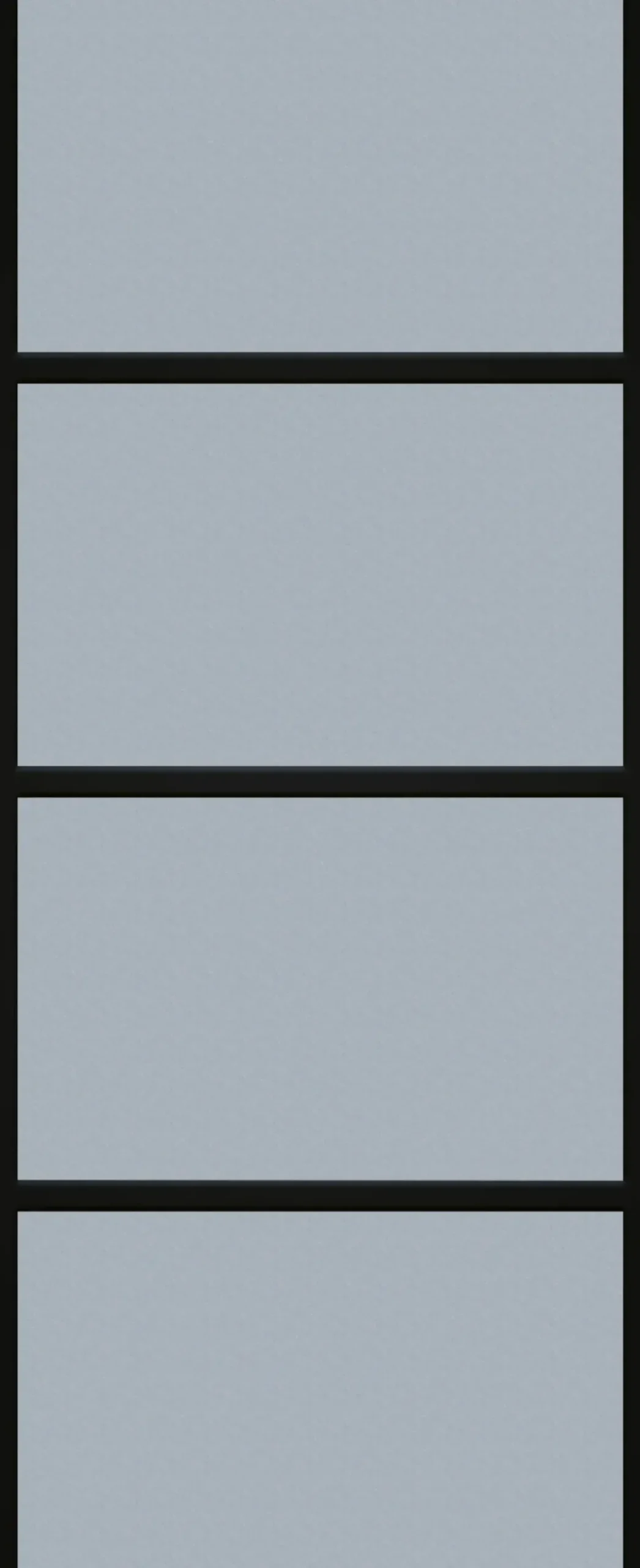 Thys Deurgeheel Steel Look Zwart Mat 83X201,5Cm-Brico Clearance