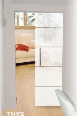 Thys Veiligheidsglas Schuifdeur 'Thytan Sliding' 1510 215X83Cm-Brico Outlet