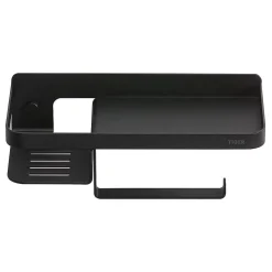 Brico Tiger Caddy Toiletrolhouder Met Planchet Zwart Discount