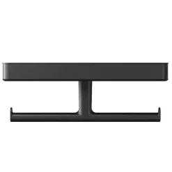 Brico Tiger Carv Toiletrolhouder Met Planchet Zwart Outlet