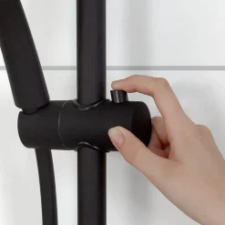 Brico Tiger Regendoucheset Twiss Met Kraan Zwart