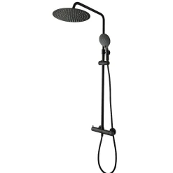 Brico Tiger Regendoucheset Twiss Met Kraan Zwart