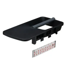 Brico Tiger Tess Toiletrolhouder Met Planchet Zwart/Antraciet