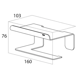 Brico Tiger Toiletrolhouder Colar Met Planchet Rvs Gepolijst Discount