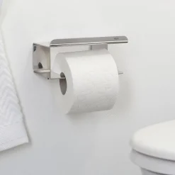 Brico Tiger Toiletrolhouder Colar Met Planchet Rvs Gepolijst Discount