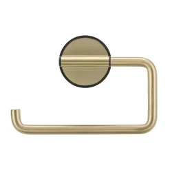 Brico Tiger Toiletrolhouder Tune Zonder Klep Messing Geborsteld / Zwart Best