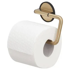 Brico Tiger Toiletrolhouder Tune Zonder Klep Messing Geborsteld / Zwart Best