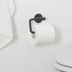 Brico Tiger Toiletrolhouder Urban Zwart Mat Best