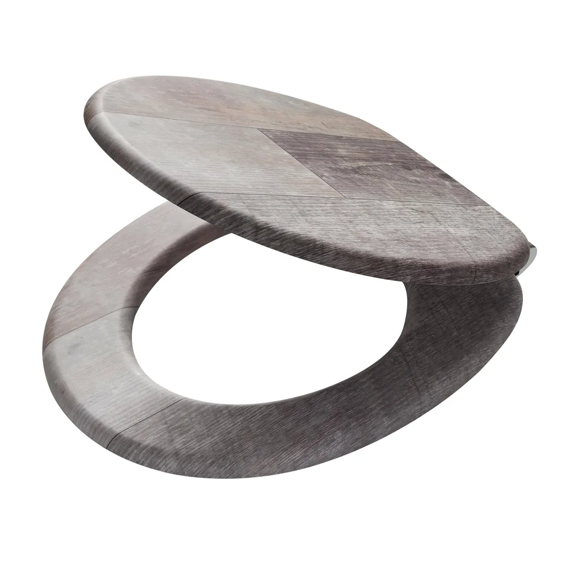 Brico Tiger Toiletzitting Old Wood Comfort Feel Mdf Bruin Discount