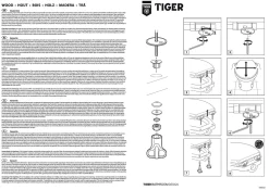 Brico Tiger Toiletzitting Old Wood Comfort Feel Mdf Bruin Discount