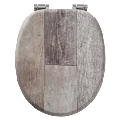 Brico Tiger Toiletzitting Old Wood Comfort Feel Mdf Bruin Discount