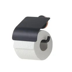 Brico Tiger Urban Toiletrolhouder Met Klep Zwart Online