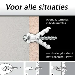 Toggler Alligator Plug + Flens Af6 O6Mm Wanddikte >9,5Mm 20St.-Brico Clearance