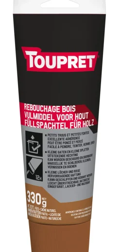 Toupret Vulmiddel Houtreparatie 330Gr-Brico