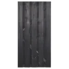 Tuinpoort Zwart Dennenhout 90X180Cm-Brico Best