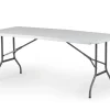 Tuintafel Party Inklapbaar 6 Personen Wit 180X75Cm-Brico Outlet