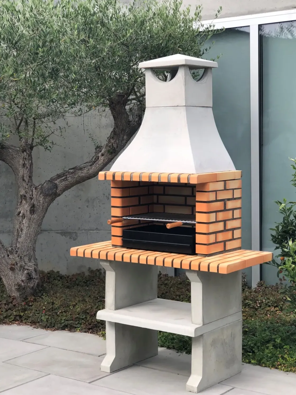 Tuozi Stenen Barbecue Napoles Xl 121X58X207Cm-Brico Outlet