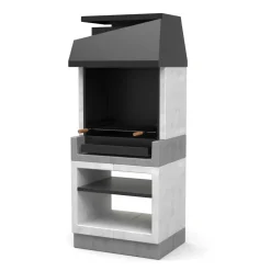 Tuozi Stenen Barbecue Otte 84X63X206Cm-Brico Hot