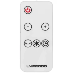 Keramische Kachels & Blaasverwarming<Brico Uniprodo Elektrische Ventilatorkachel - 1200/2000 W - Draaibaar - Wit Uni_Heater_11