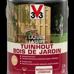 V33 Houtbeits Tuinhout Transparant Mat 2,5L-Brico Sale