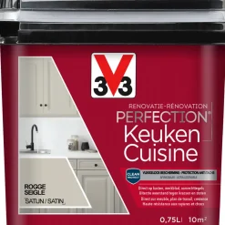 V33 Keukenverf Renovation Perfection Rogge Zijdeglans 750Ml-Brico Online