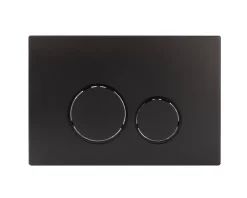 Brico Van Marcke Bedieningspaneel Doppio 35 Voor Up100, Up320, Up300, Up700, Up720 Inbouwreservoirs | Zwart Mat Hot