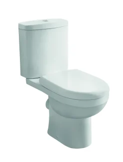 Brico Van Marcke Duoblok Toilet Cobro I Pk Aansluiting I Soft-Close Toiletzitting Wit Best