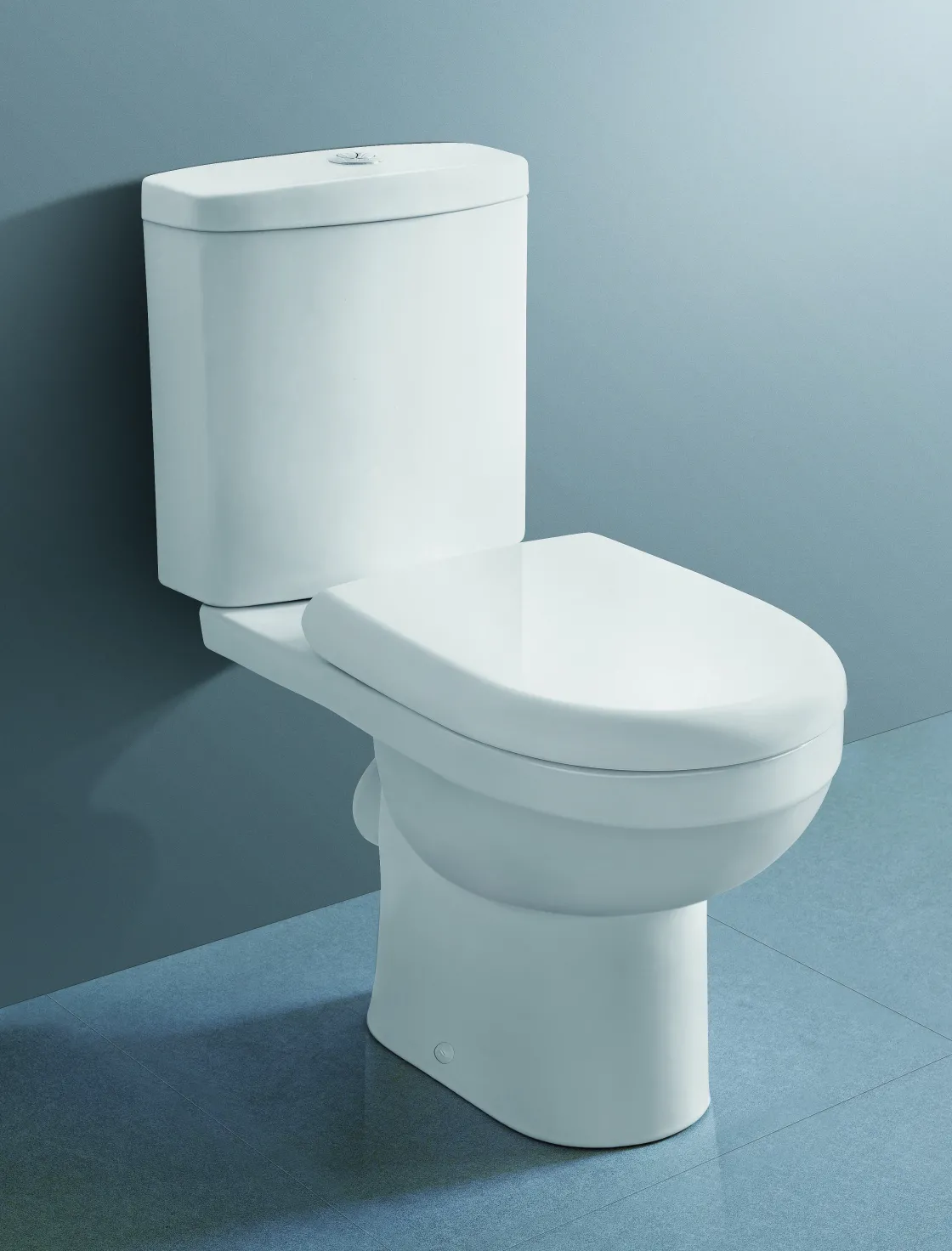 Brico Van Marcke Duoblok Toilet Cobro I Pk Aansluiting I Soft-Close Toiletzitting Wit Best
