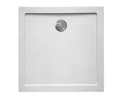 Brico Van Marcke Go Douchebak Helion Vierkant Composiet Wit 90X90X3,5Cm New