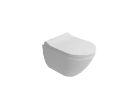 Brico Van Marcke Hangtoilet Perl Wit | Soft-Close & Quick Release Toiletzitting | Randloos Toiletpot Online