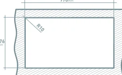 Brico Van Marcke Inbouwspoelbak Go Legato 1 Bak Rvs 100X50Cm Online