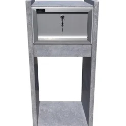 Vasp Brievenbus Everest Woodlook Belgische Blauwe Hardsteen-Brico Hot