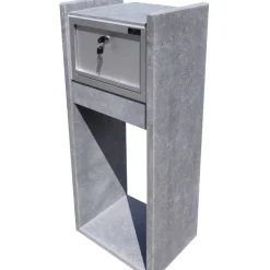 Vasp Brievenbus Everest Woodlook Belgische Blauwe Hardsteen-Brico Hot