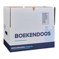 Brico Verhuisservice+ Boekendozen - Zelfsluitend – Extra Sterk - 37L - 10 Stuks Clearance