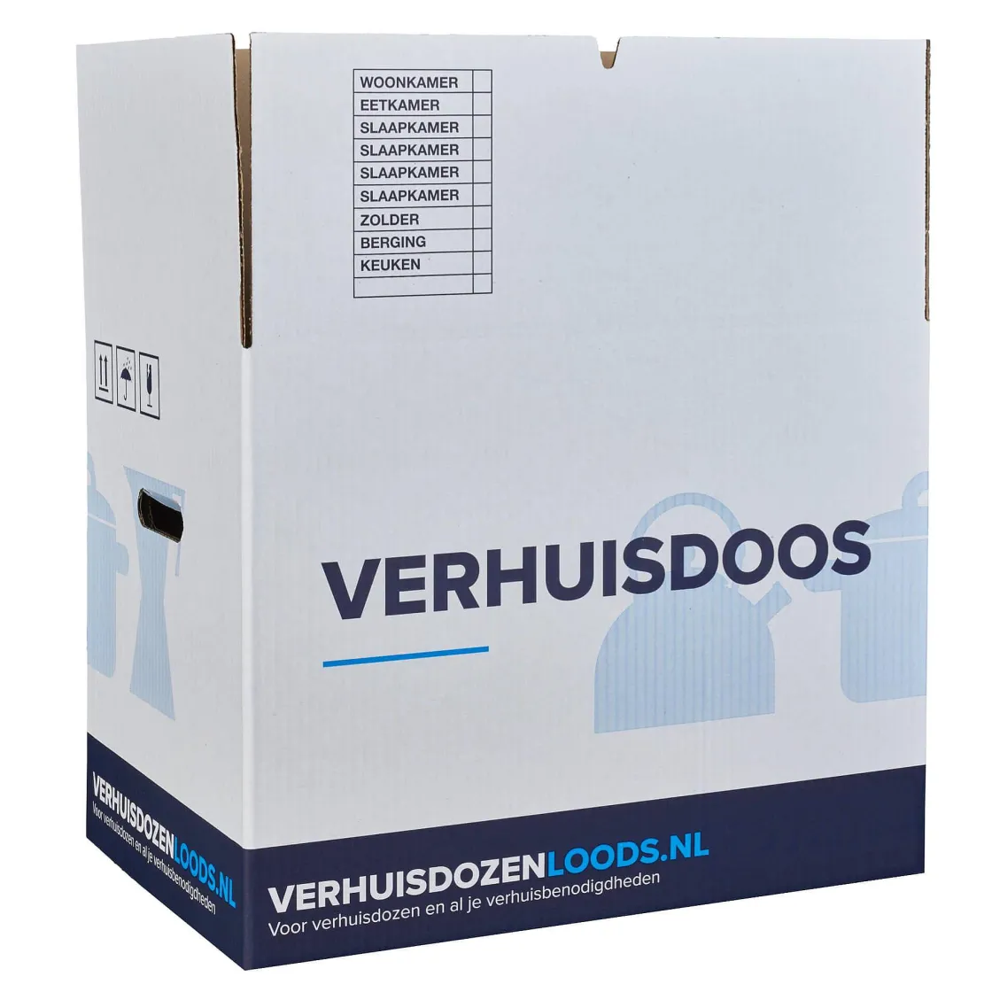 Brico Verhuisservice+ Verhuisdozen - Zelfsluitend - Geen Tape Nodig - 52L - 20 Stuks Outlet