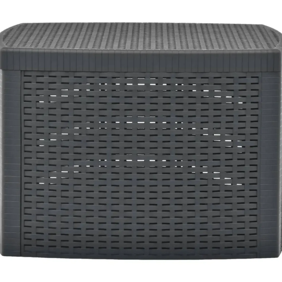 Vidaxl Bijzettafel 54X54X36,5 Cm Kunststof Antraciet-Brico Clearance